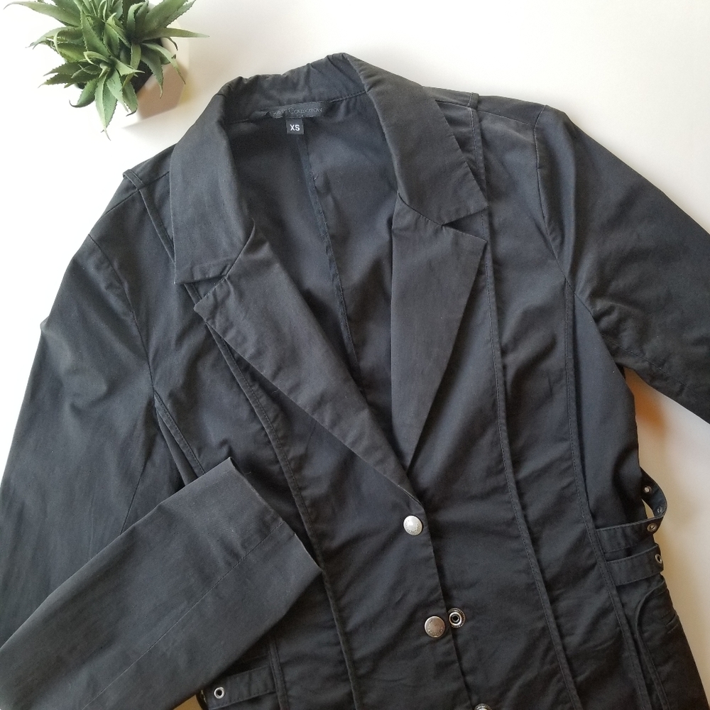 Guess Collection Women's Black Jacket Size XS